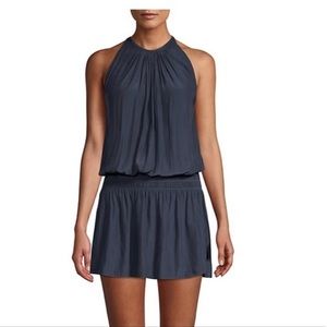 Ramy Brook Shellie navy mini dress